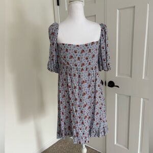 Reformation Bristol Floral Babydoll Dress